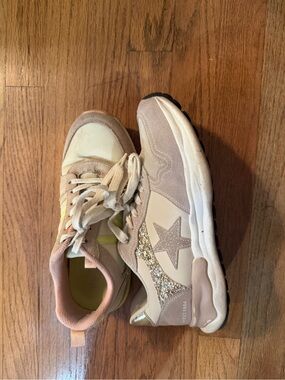 Vintage Havana, style Run in Nude Glitter